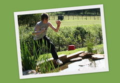 The Bournstream Trust, an outdoor adventure play area for children with special needs in Wooten Under Edge, Gloucestershire, Uk