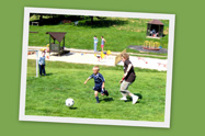 The Bournstream Trust, an outdoor adventure play area for children with special needs in Wooten Under Edge, Gloucestershire, Uk